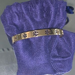 Beautiful Tory Burch open cuff in gold